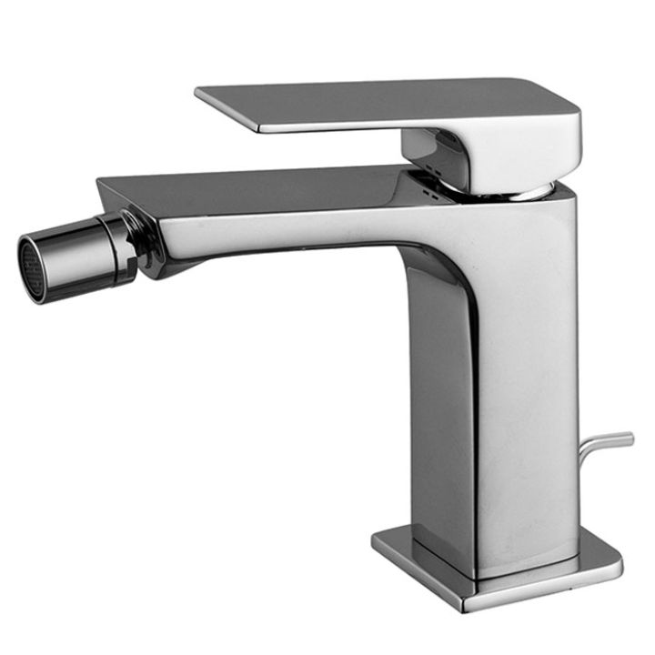 Miscelatore Bidet Cromo 'FIT' Monoforo - Frattini - laterale Miscelatore Bidet Cromo 'FIT' Monoforo - Frattini - laterale