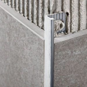 Profilo Alluminio Anodizzato Proterminal sp 8mm L2,7 Cromo- Progress profili