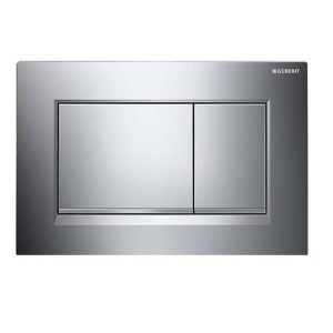 Piastra Sigma 30 Doppio Comando Cromo Satinato - Geberit